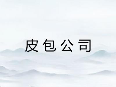 皮包公司