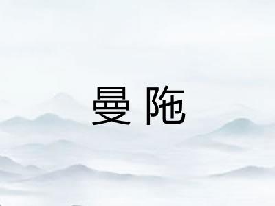 曼陁