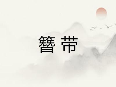簪带