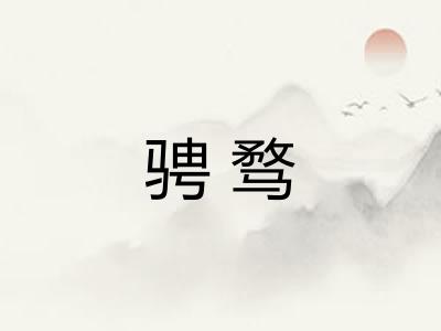 骋骛