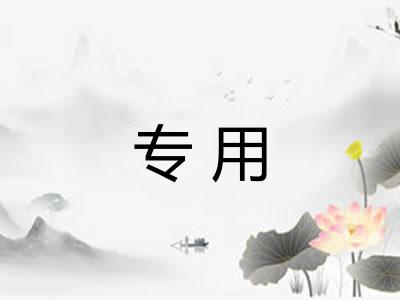 专用