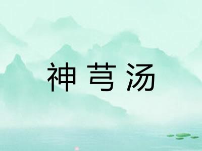 神芎汤