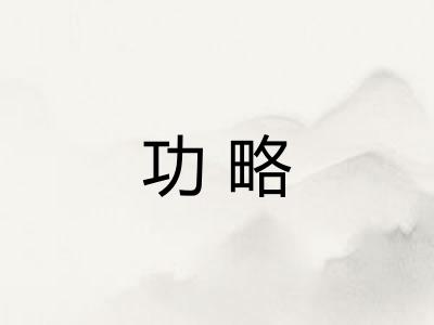 功略