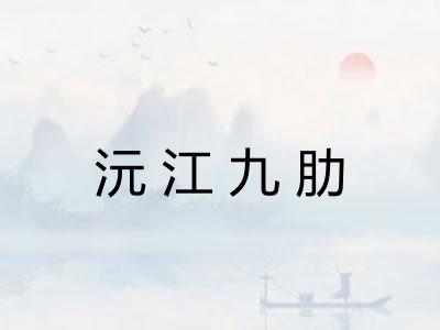 沅江九肋
