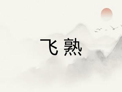 飞熟