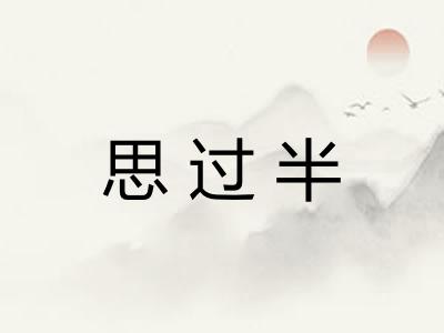 思过半