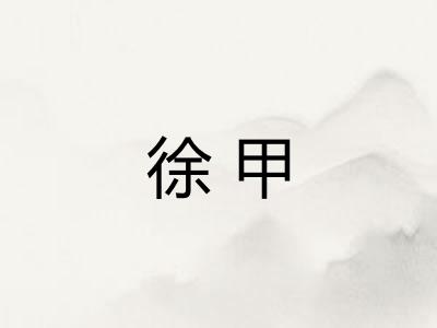 徐甲