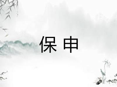 保申