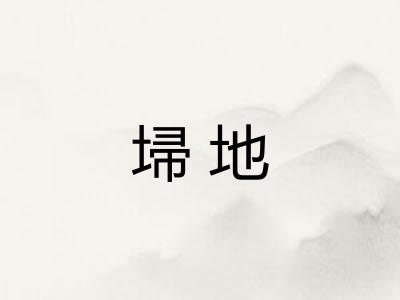 埽地