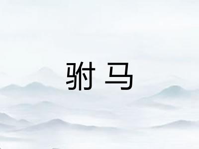 驸马