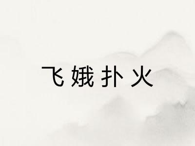 飞娥扑火
