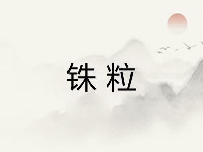 铢粒