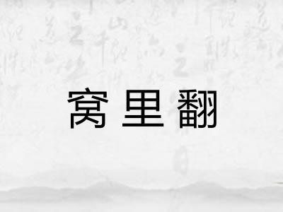 窝里翻