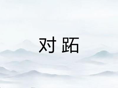 对跖