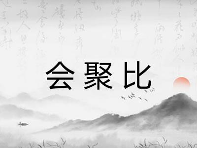 会聚比