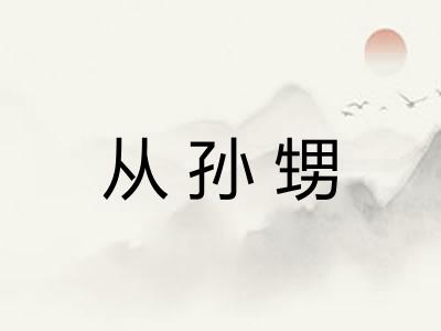 从孙甥