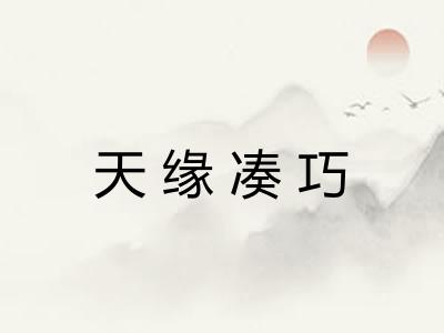 天缘凑巧