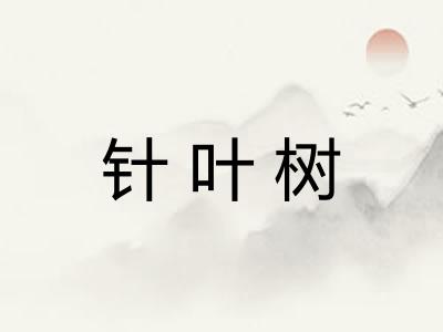 针叶树