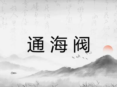 通海阀