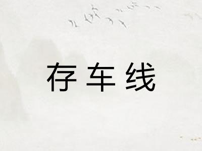 存车线