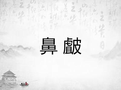 鼻皻