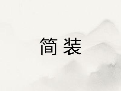 简装