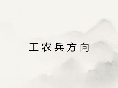 工农兵方向