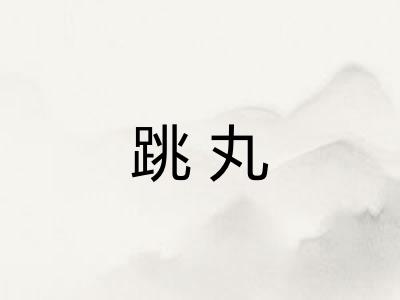 跳丸