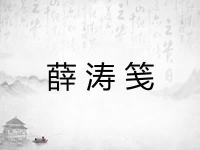 薛涛笺