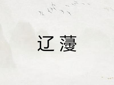 辽薓