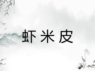 虾米皮