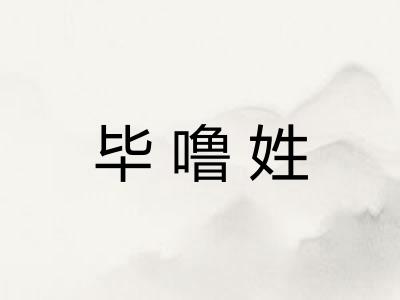 毕噜姓