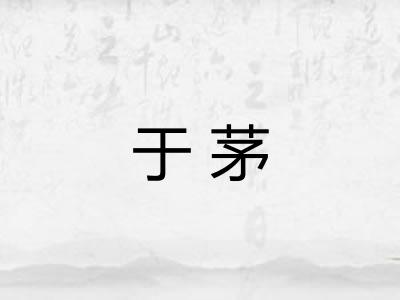 于茅