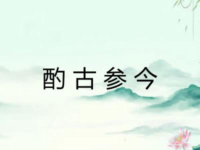 酌古参今