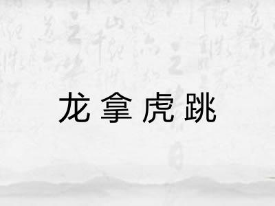 龙拿虎跳