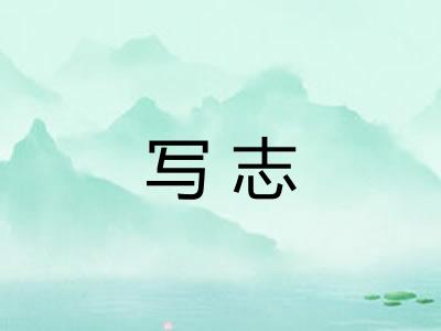 写志
