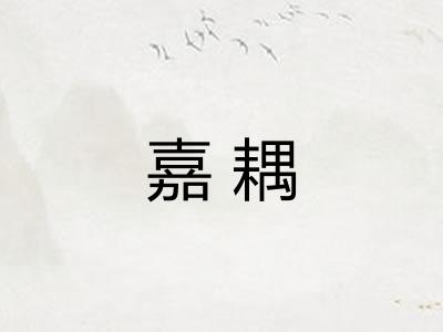 嘉耦