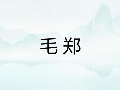 毛郑
