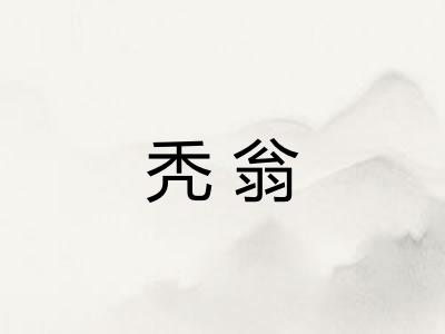秃翁
