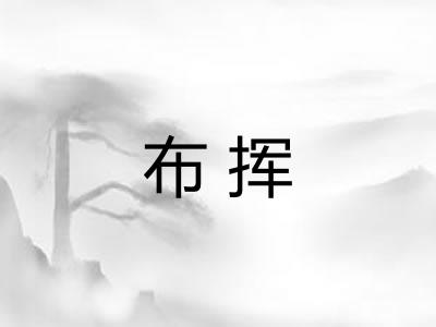 布挥