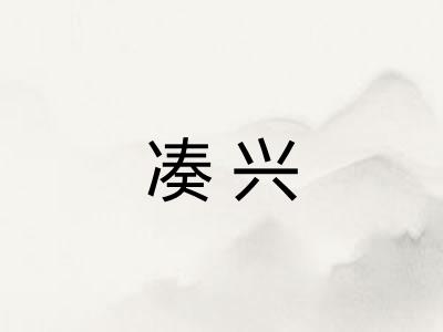 凑兴