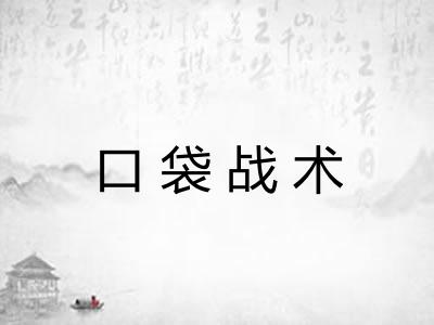 口袋战术