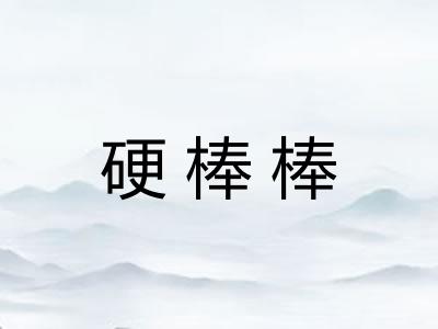 硬棒棒