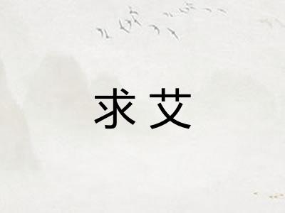 求艾