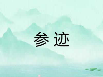 参迹