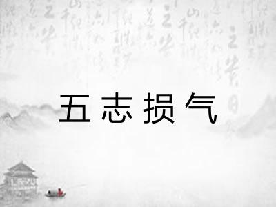 五志损气