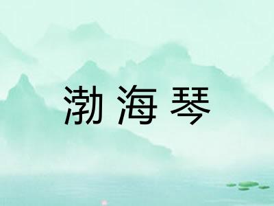 渤海琴