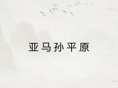 亚马孙平原