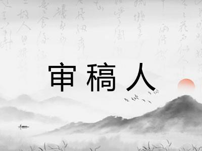 审稿人