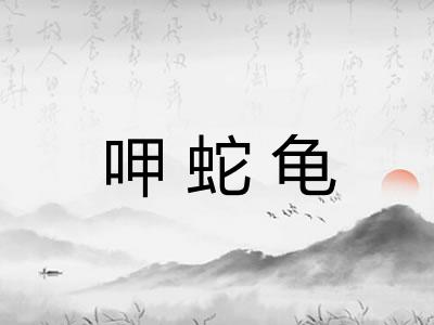 呷蛇龟
